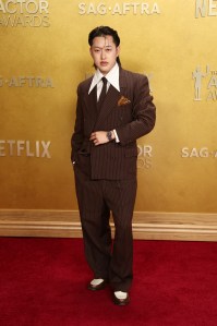 David Suh at the 32nd Annual Actor Awards Presented by SAG-AFTRA held at Shrine Auditorium and Expo Hall on March 01, 2026 in Los Angeles, California.