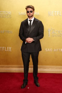 Harry Jowsey at the 32nd Annual Actor Awards Presented by SAG-AFTRA held at Shrine Auditorium and Expo Hall on March 01, 2026 in Los Angeles, California.