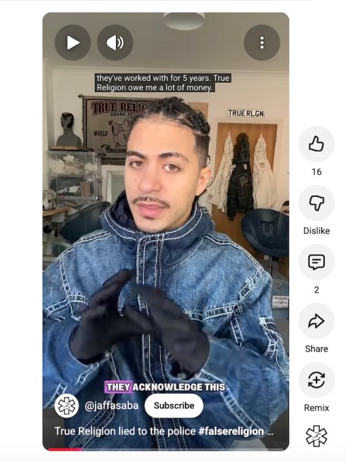 Jaffa Saba is using social media and YouTube to tell his story.
