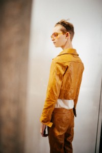 Backstage at Miu Miu Fall 2026 Ready-to-Wear Collection at Paris Fashion Week