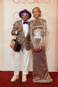 Spike Lee and Tonya Lewis Lee at the 98th Annual Oscars held at Dolby Theatre on March 15, 2026 in Hollywood, California.