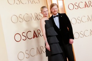 Kirsten Dunst and Jesse Plemons at the 98th Annual Oscars held at Dolby Theatre on March 15, 2026 in Hollywood, California.