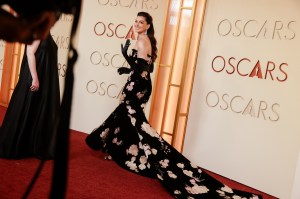 Anne Hathaway at the 98th Annual Oscars held at Dolby Theatre on March 15, 2026 in Hollywood, California.