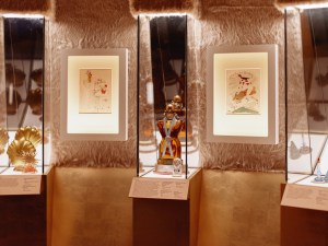 Schiaparelli Exhibit photographed for WWD at the V&A Museum on March 24, 2026 in London, England