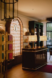 A look inside the Louis Vuitton Hotel pop up in London.