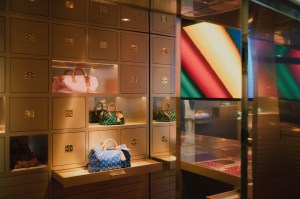 A look inside the Louis Vuitton Hotel pop up in London.
