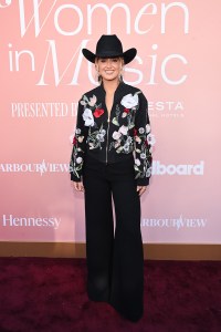 Lainey Wilson at the Billboard Women in Music 2026 held at the Hollywood Palladium on April 29, 2026 in Los Angeles, California.