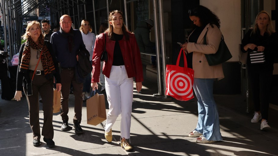 Shoppers in SoHo in New York City.