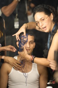 Backstage at Lakme Fashion Week 2026 on March 21, 2026 in Mumbai, India.
