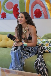 INDIO, CALIFORNIA - APRIL 18: (FOR EDITORIAL USE ONLY) Trinity Rodman attends the YouTube Backstage Studio during Weekend 2 of Coachella 2026 at Empire Polo Club on April 18, 2026 in Indio, California. (Photo by Rodin Eckenroth/Getty Images for YouTube)