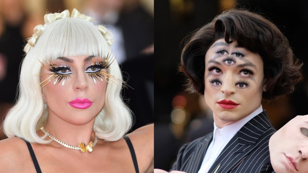 Lady Gaga and Ezra Miller at the 2019 Met Gala.