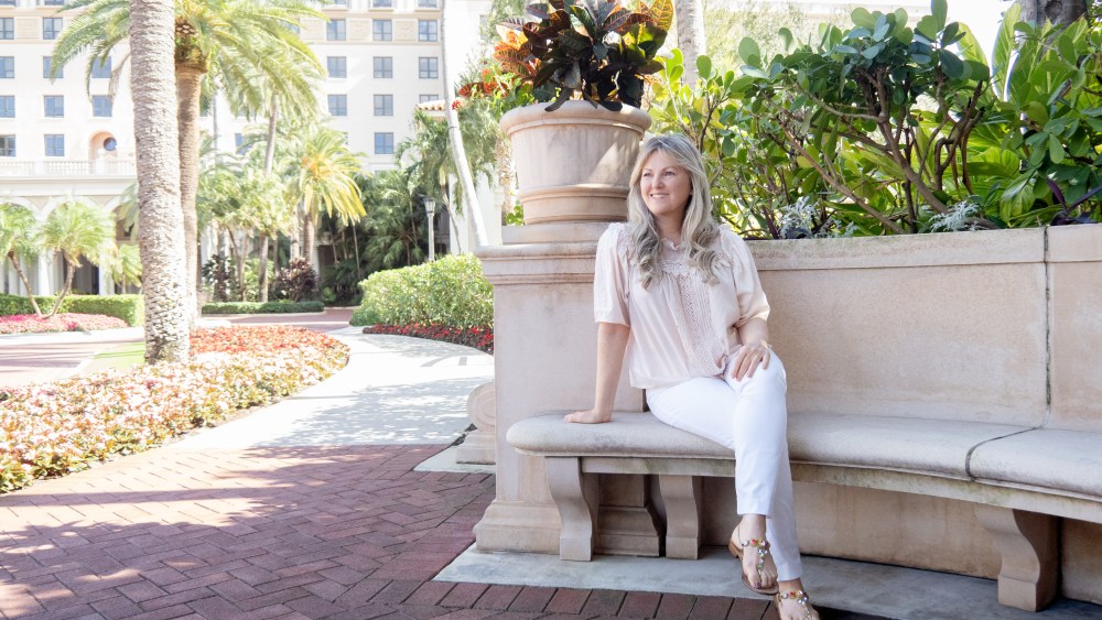 Tammy Fender in Palm Beach, Florida.