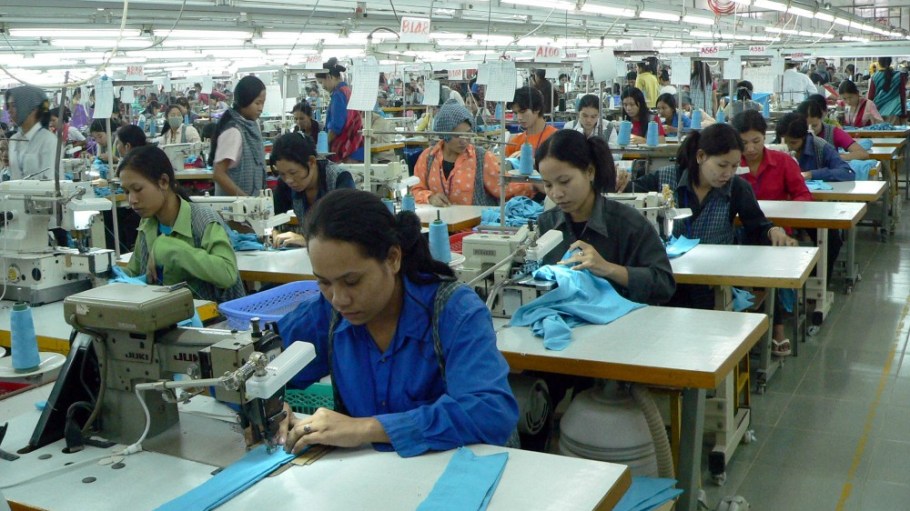 Garment workers, Cambodia.