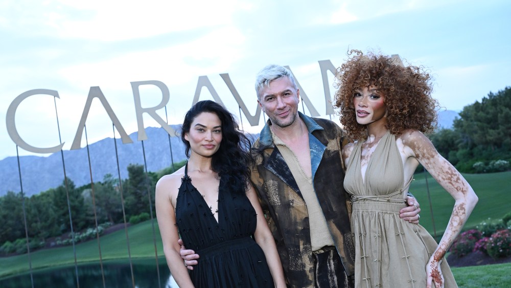 Shanina Shaik, Artem del Castillo and Winnie Harlow