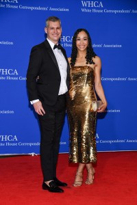 Michael Moroney and Francesca Chambers at the 2026 White House Correspondents' Association Dinner held at the Washington Hilton on April 25, 2026 in Washington, D.C.
