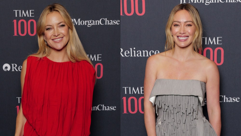 Kate Hudson and Hilary Duff at the 2026 TIME100 Summit