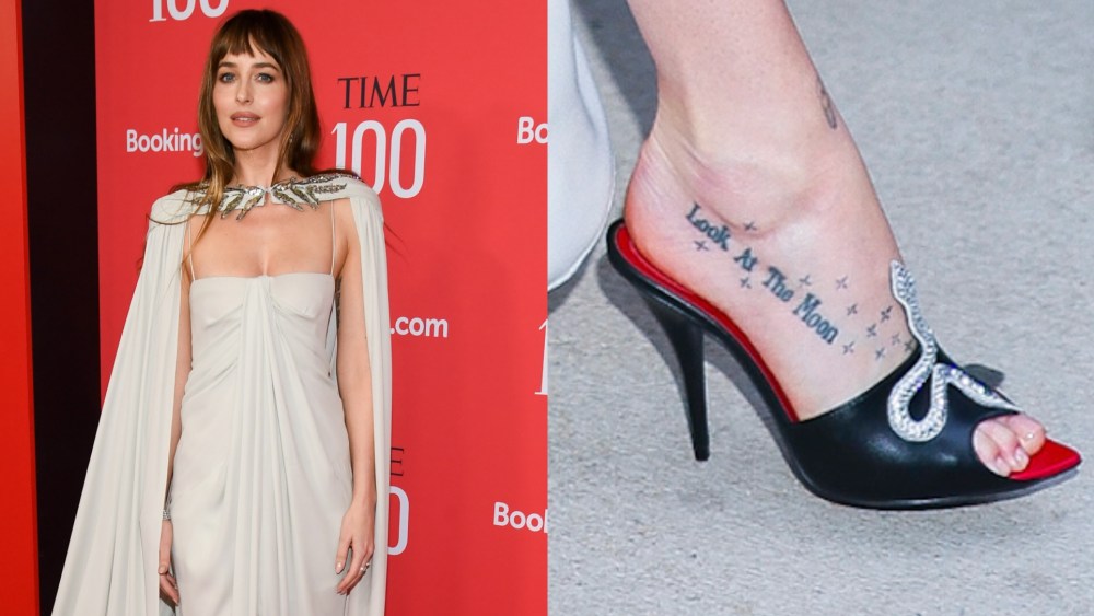 Dakota Johnson at The 2026 TIME100 Gala held at Jazz at Lincoln Center on Thursday in New York, New York.