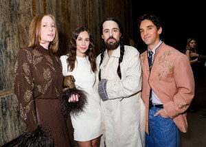 Hannah Einbinder, Lucia Aniello, Alessandro Michele and Paul W. Downs