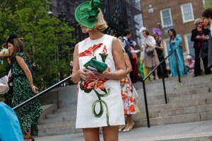 The scene at Central Park Hat Luncheon.