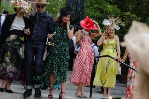 The scene at Central Park Hat Luncheon.