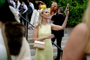 The scene at Central Park Hat Luncheon.