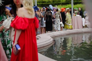 The scene at Central Park Hat Luncheon.