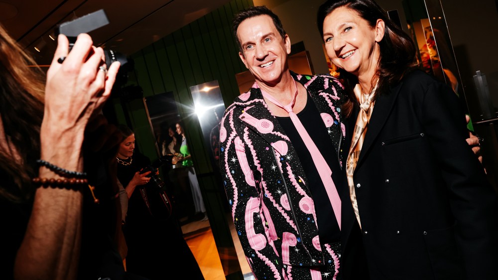 Jeremy Scott and Sophie Delafontaine