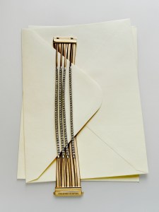 Marco Bicego Masai coil bracelet in 18k-yellow and white gold with diamonds