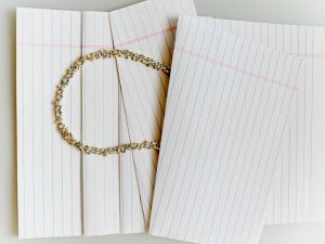 Sydney Evan Eternity necklace in 14k-yellow gold with diamonds, blue topaz and aquamarine