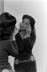Fashion editor-model China Machado discusses her modeling career and new role with Bazaar magazine on April 5, 1971.