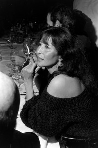China Machado attends a party at Mr. Chow's, a restaurant in New York City, on October 15, 1980.