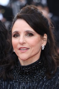CANNES, FRANCE - MAY 14: Julia Louis-Dreyfus attends the "Fatherland" screening during the 79th annual Cannes Film Festival at Palais des Festivals on May 14, 2026 in Cannes, France. (Photo by Stephane Cardinale - Corbis/Corbis via Getty Images)