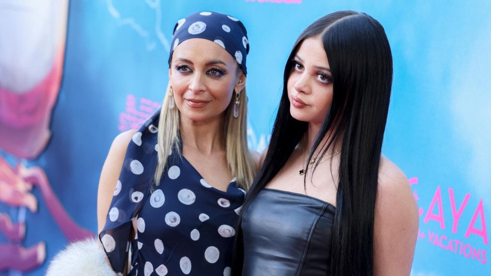 Nicole Richie and Kate Madden at the "Stop! That! Train!" premiere.