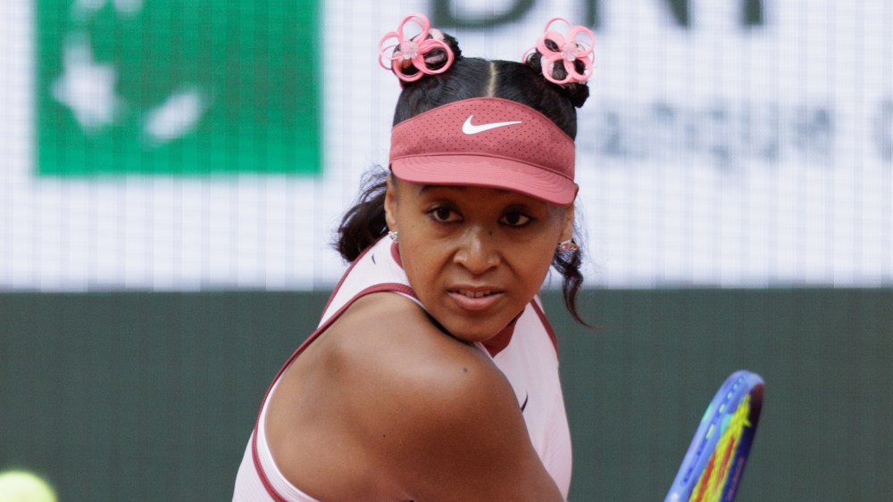 Naomi Osaka at the 2025 French Open.