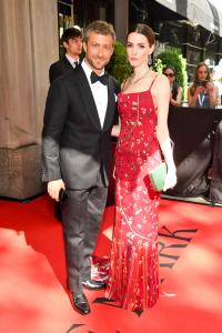 Francesco Carrozzini and Bee Carrozzini at The Mark Hotel before the 2026 Met Gala: "Costume Art" on May 4, 2026 in New York, New York.