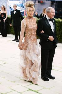 Christine Schwarzman and Stephen A. Schwarzman at The 2026 Met Gala Celebrating "Costume Art" held at The Metropolitan Museum of Art on May 04, 2026 in New York, New York.