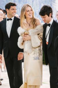 Steven Dubb and Selby Durmmond at The 2026 Met Gala Celebrating "Costume Art" held at The Metropolitan Museum of Art on May 04, 2026 in New York, New York.