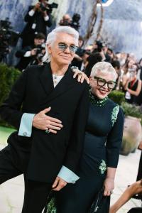 Baz Luhrmann and Catherine Martin at The 2026 Met Gala Celebrating "Costume Art" held at The Metropolitan Museum of Art on May 04, 2026 in New York, New York.