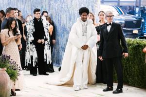 Jon Batiste at The 2026 Met Gala Celebrating "Costume Art" held at The Metropolitan Museum of Art on May 04, 2026 in New York, New York.