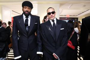 maxwell osborne and dao-yi chow at The Mark Hotel before the 2026 Met Gala: "Costume Art" on May 4, 2026 in New York, New York.