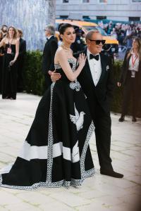 Anne Hathaway and Michael Kors at The 2026 Met Gala Celebrating "Costume Art" held at The Metropolitan Museum of Art on May 04, 2026 in New York, New York.