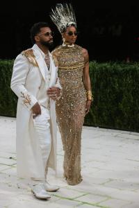 Russell Wilson and Ciara at The 2026 Met Gala Celebrating "Costume Art" held at The Metropolitan Museum of Art on May 04, 2026 in New York, New York.