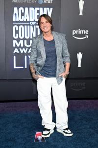 Keith Urban at The 61st Academy of Country Music Awards held at MGM Grand Garden Arena on May 17, 2026 in Las Vegas, Nevada.
