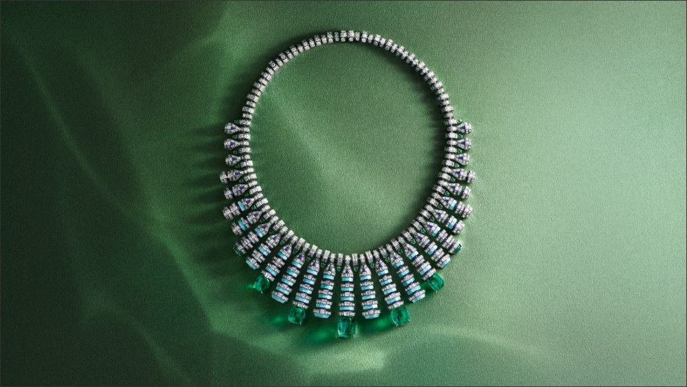 Cartier "Choeur de Pierre" Olorra high jewelry necklace