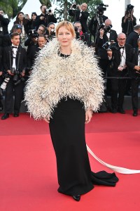 Sandra Huller at the premiere of 'Fatherland' at the 79th Festival de Cannes held at Palais des Festivals on May 14, 2026 in Cannes, France.