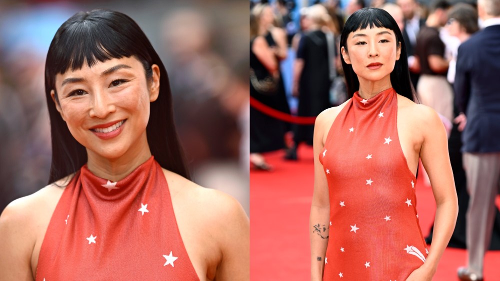 Greta Lee wears High Sport at the "Toy Story 5" UK launch event on May 28 in London.
