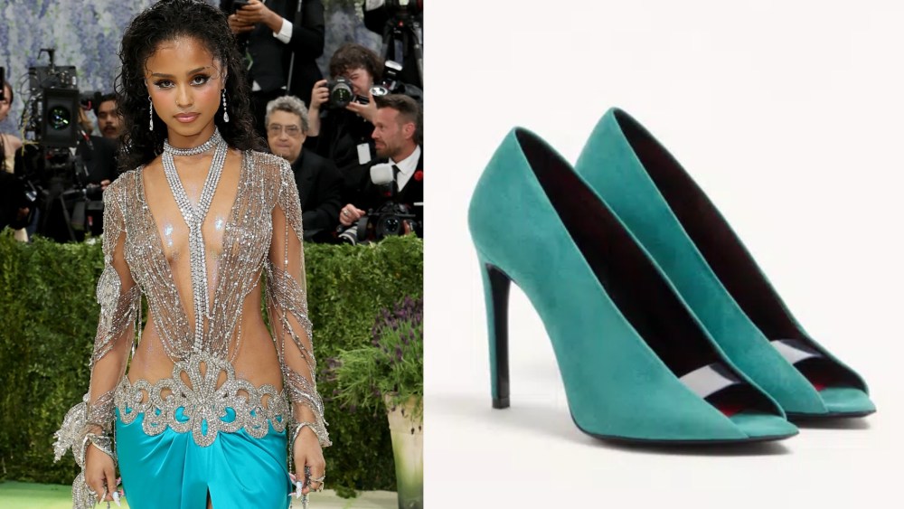 Tyla wore Valentino pumps to the 2026 Met Gala.